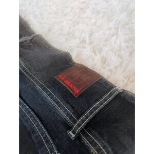 CJ JEANS Women’s Size 24 Dark Wash Stretch Denim Made in India Flare Bootcut Y2k